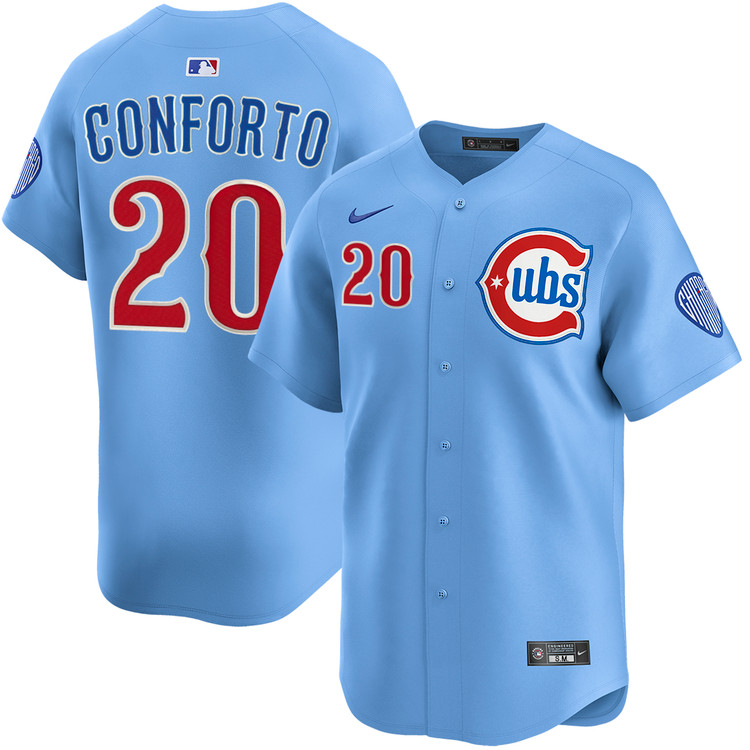 Michael Conforto Chicago Cubs Alternate Blues Limited Jersey by