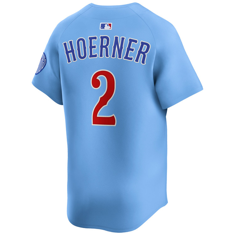 Nico Hoerner Chicago Cubs Alternate Blues Limited Jersey by NIKE