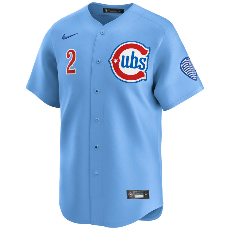 Nico Hoerner Chicago Cubs Alternate Blues Limited Jersey by NIKE