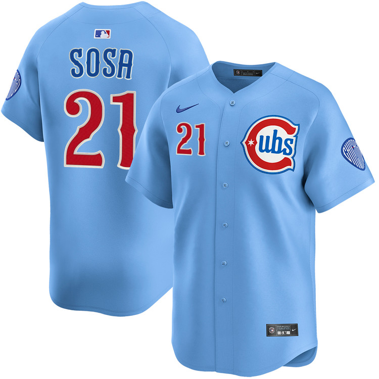 【Chicago Cubsシカゴカブス】SAMMY SOSA 21 2XL Sammy Sosa Chicago Cubs Alternate Blues Limited Jersey by NIKE