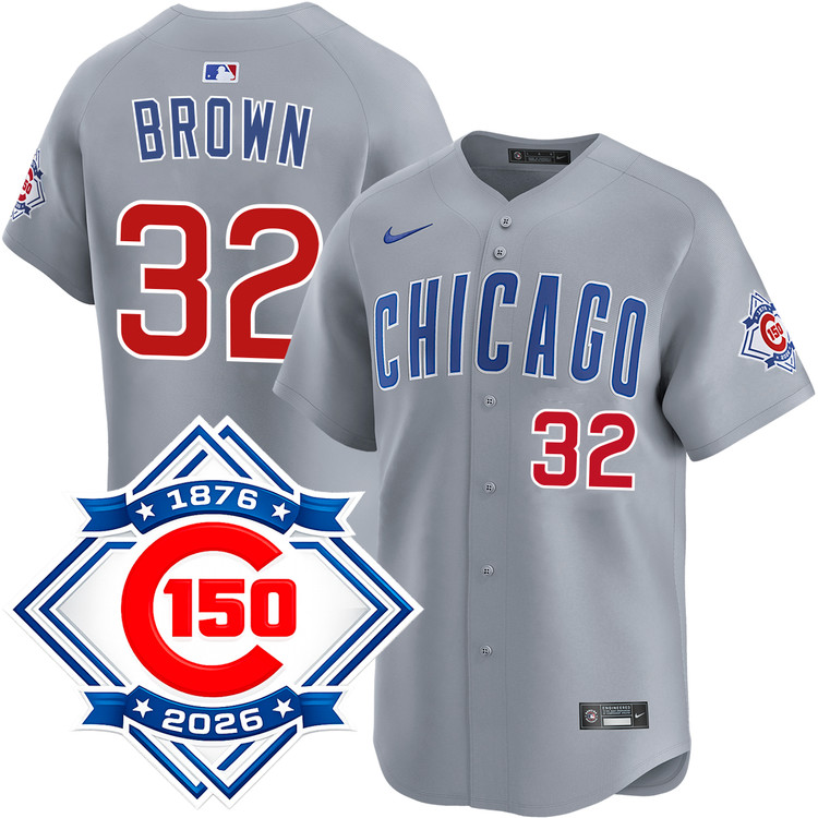 Ben Brown Chicago Cubs Road 150th Anniversary Limited Jersey by