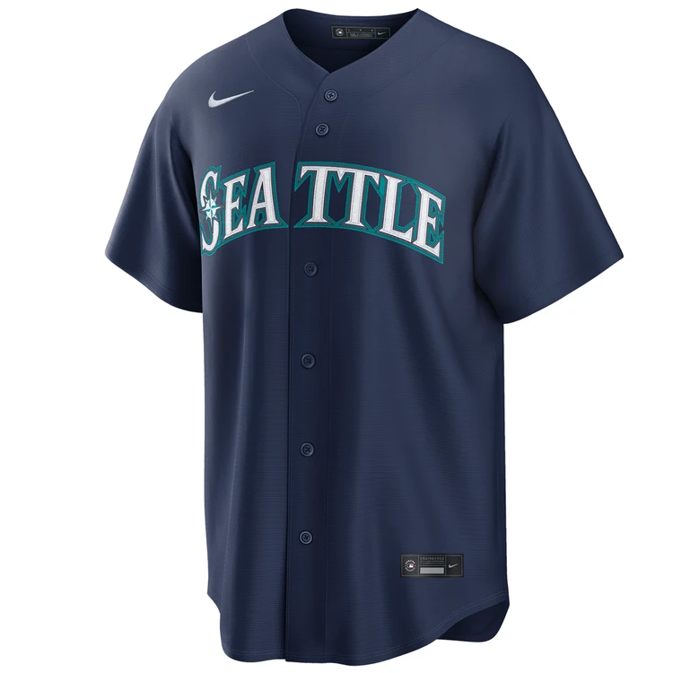 Josh Naylor Seattle Mariners Navy Road Jersey by NIKE® | Official MLB®