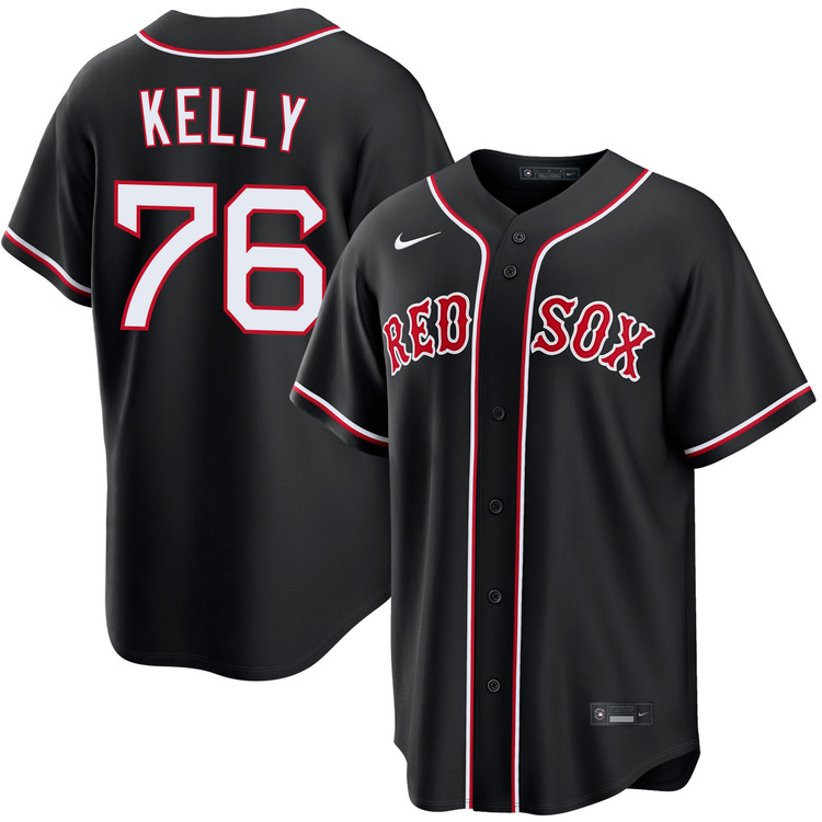 Zack Kelly Boston Red Sox Black Out Jersey by NIKE® | Official MLB®