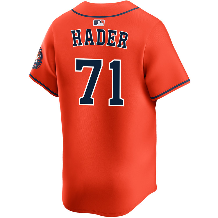 Josh Hader Houston Astros Alternate Orange Limited Jersey by NIKE