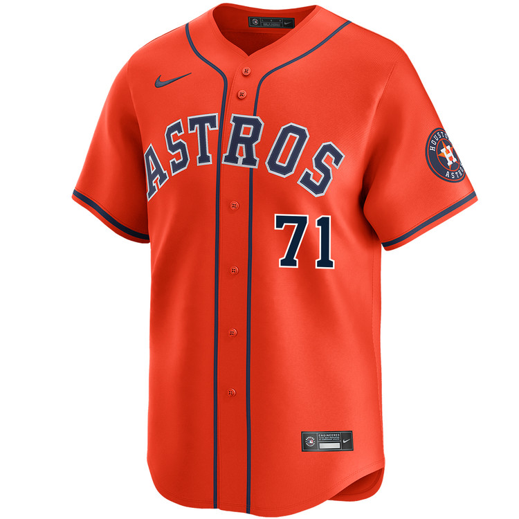 Josh Hader Houston Astros Alternate Orange Limited Jersey by NIKE