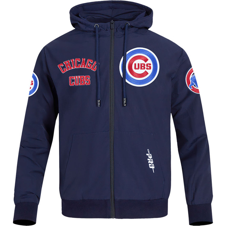 Chicago Cubs Classic Wind Suit Woven Full-Zip Hoodie by Pro Standard®