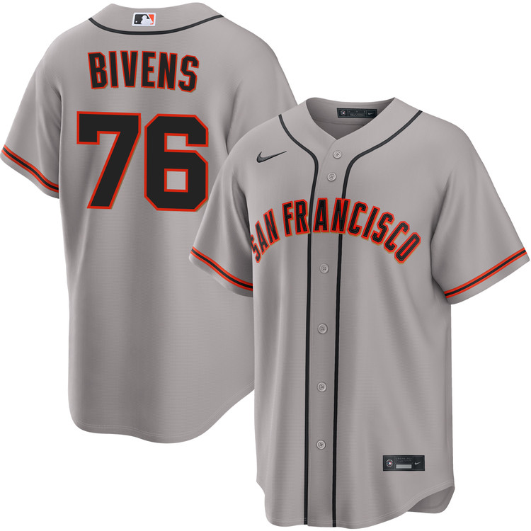 Spencer Bivens San Francisco Giants Road Jersey by NIKE