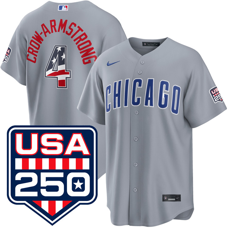 Pete Crow-Armstrong Chicago Cubs USA 250 Fourth of July Road