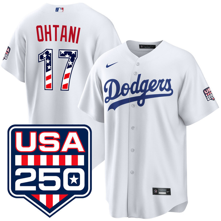 Shohei Ohtani Los Angeles Dodgers USA 250 Fourth of July Home