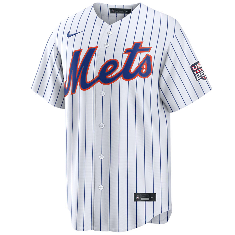 Nolan McLean New York Mets USA 250 Fourth of July Home Jersey by