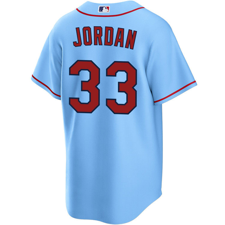 Blaze Jordan St. Louis Cardinals Alternate Light Blue Jersey by