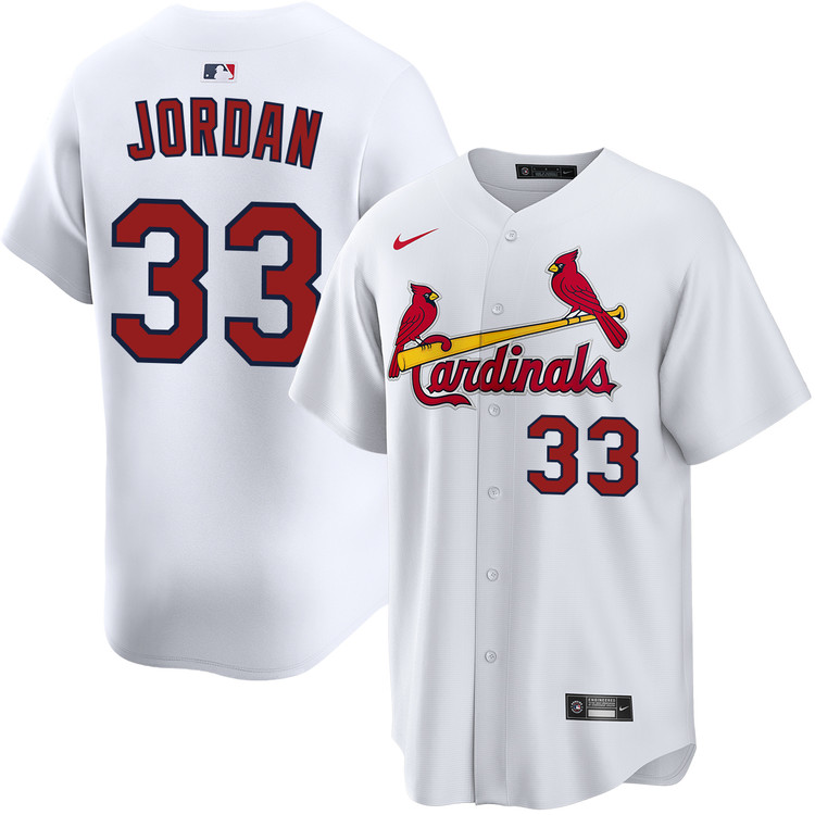 Blaze Jordan St. Louis Cardinals Home Limited Jersey by NIKE
