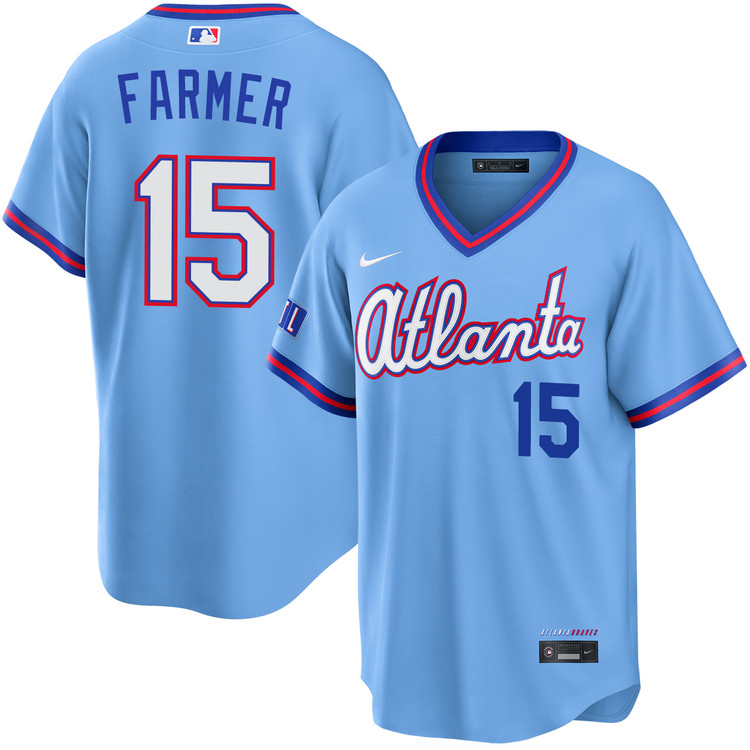 Braves メジャーリーグ ユニフォーム Kyle Farmer Atlanta Braves Powder Blue 2026 City Connect Stadium