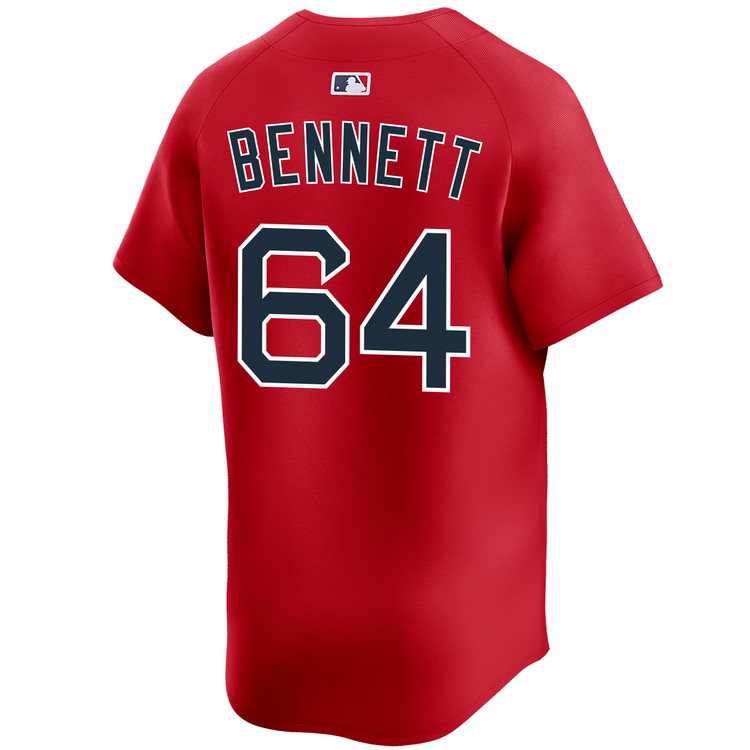 Jake Bennett Boston Red Sox Alternate Red Limited Jersey by NIKE
