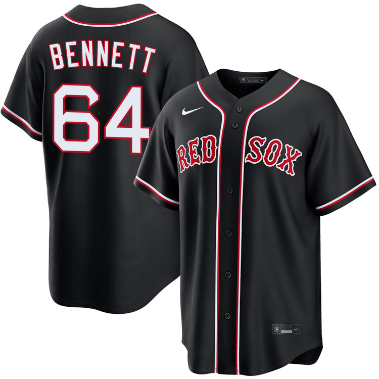 Jake Bennett Boston Red Sox Black Out Jersey by NIKE® | Official MLB®