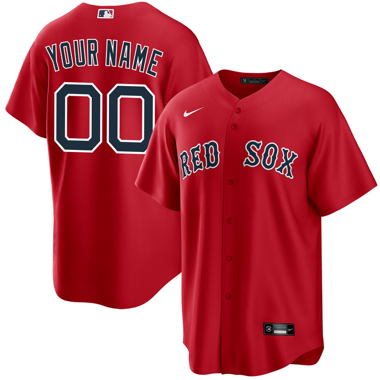 ボストン・レッド・ソックス オーセンティック RED SOX JERSEY Boston Red Sox Personalized Alternate Red Jersey by NIKE