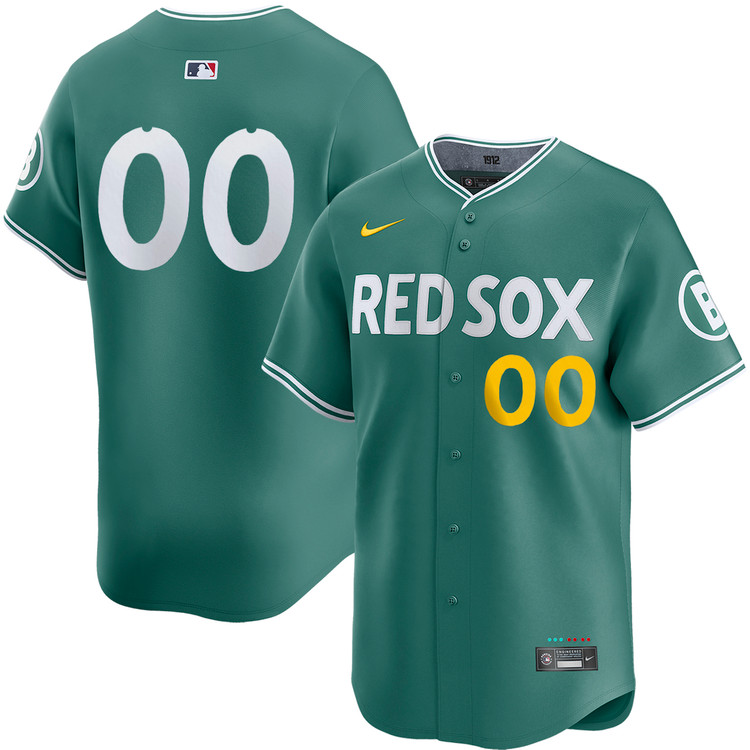 Boston Red Sox Personalized Green City Connect Limited Jersey by