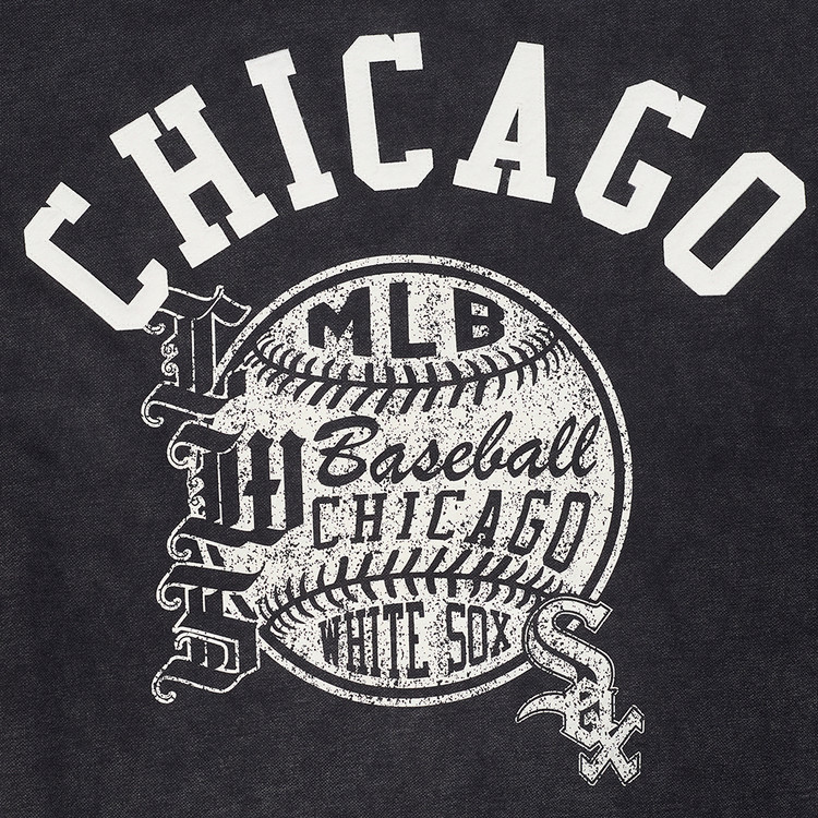 Chicago White Sox Washed Black Street Team Men's Enzyme Wash Ds
