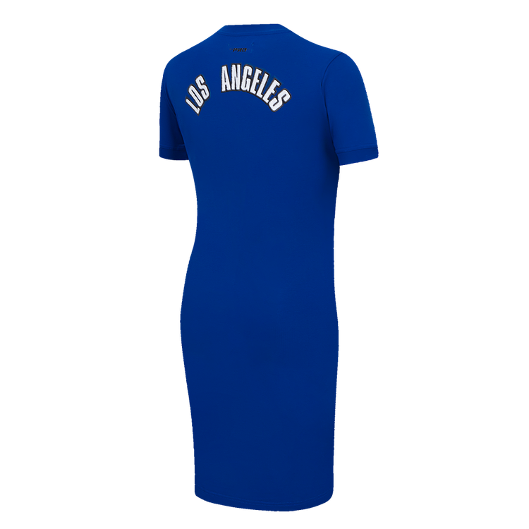 dodger blue dress Los Angeles Dodgers Women's Classic Chenille Body Con by Pro Standard® occasion:casual Black Friday Big Salepink Size:Coat Size 38