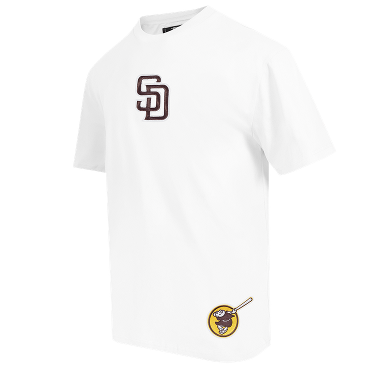 San Diego Padres White Wingspan Men's Cotton Jersey Drop Shoulder