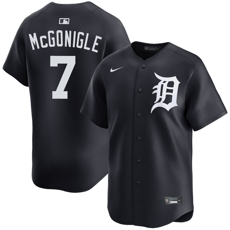 Kevin McGonigle Detroit Tigers Alternate Navy Limited Jersey by
