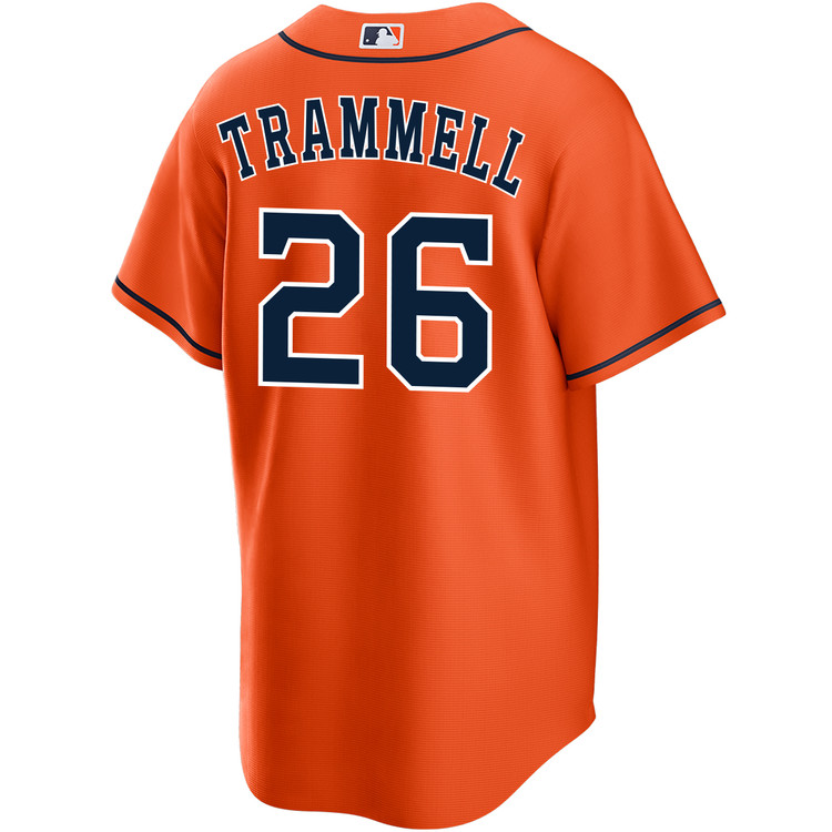 Taylor Trammell Houston Astros Alternate Orange Jersey by NIKE