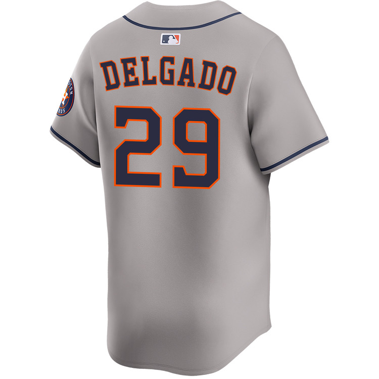 Raynel Delgado Houston Astros Road Limited Jersey by NIKE
