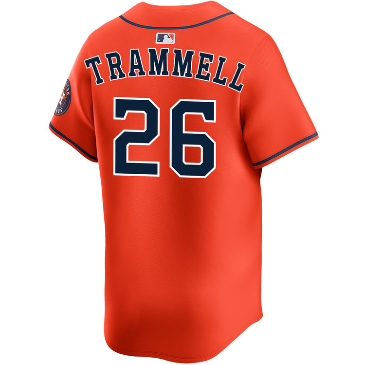 Taylor Trammell Houston Astros Alternate Orange Limited Jersey by