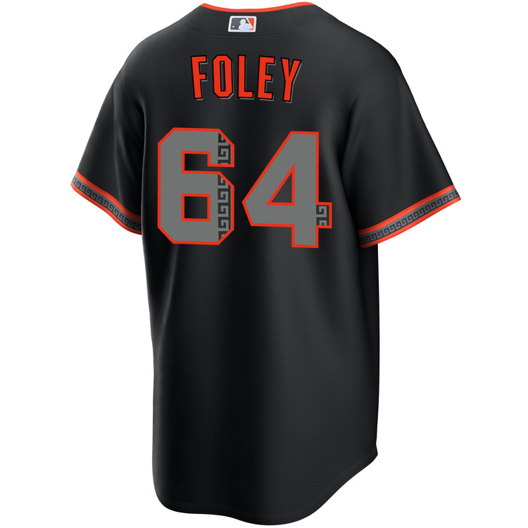Jason Foley San Francisco Giants Alternate Black Gigantes Jersey