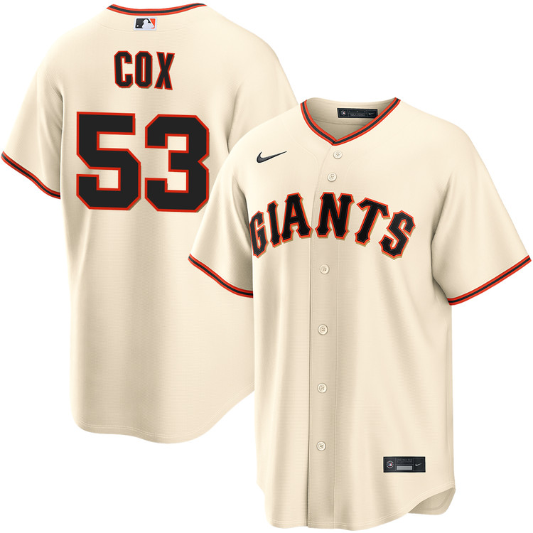 niker ジャイアンツユニフォーム Jonah Cox San Francisco Giants Home Jersey by NIKE® | Official MLB®