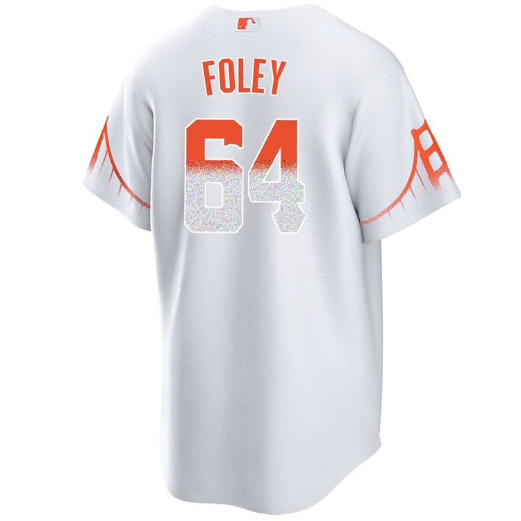 Jason Foley San Francisco Giants White City Connect Jersey by NIKE