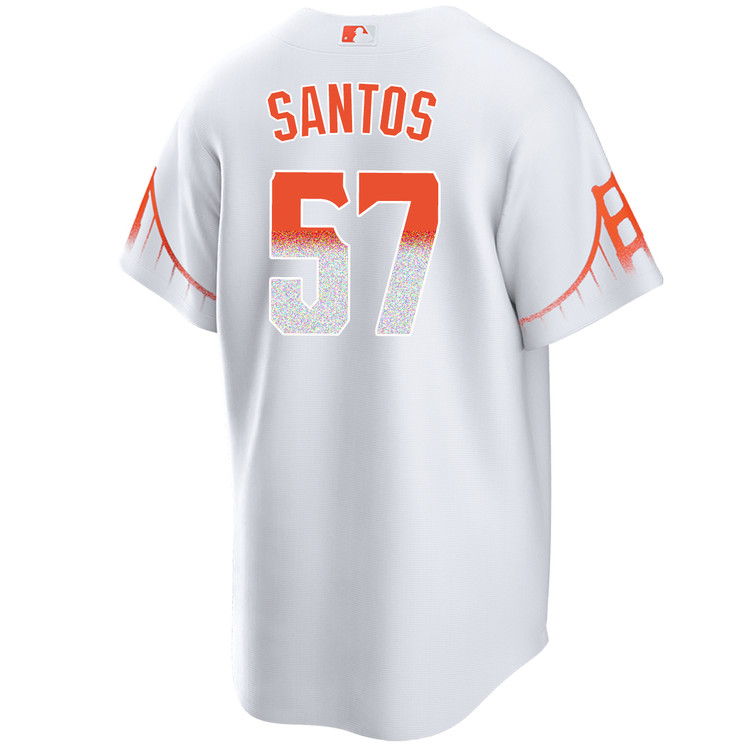 Gregory Santos San Francisco Giants White City Connect Jersey by