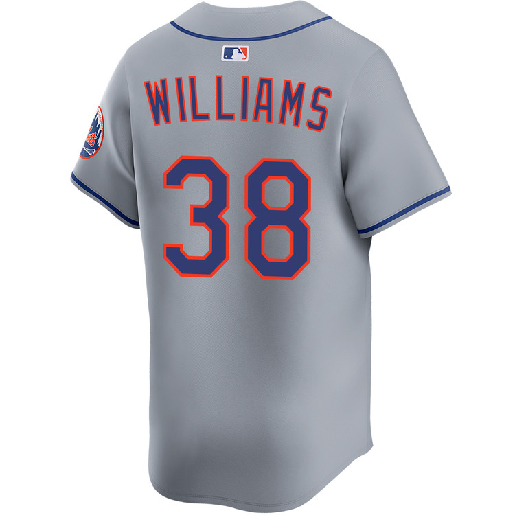 Devin Williams New York Mets Road Gray Limited Jersey by NIKE