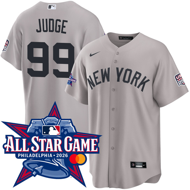 Aaron Judge New York Yankees 2026 All-Star Game Road Jersey by