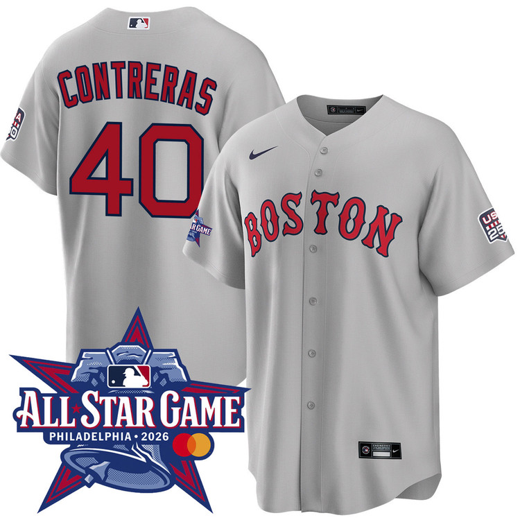 Willson Contreras Boston Red Sox 2026 All-Star Game Road Jersey by