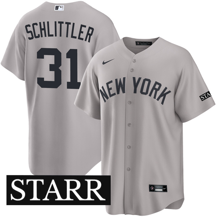 Cam Schlittler New York Yankees Road Starr Patch Jersey by NIKE