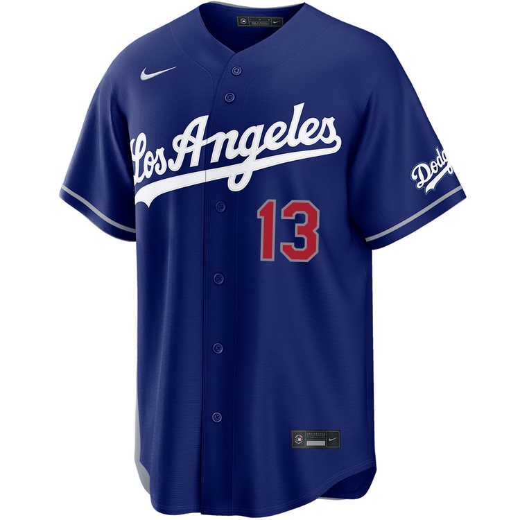 Max Muncy Los Angeles Dodgers Alternate Royal Stadium Jersey by