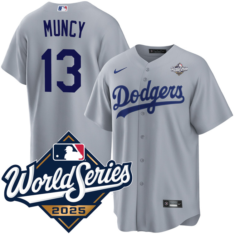 Nike Dodgers ユニフォーム Sサイズ Max Muncy Los Angeles Dodgers Road World Series Jersey by NIKE