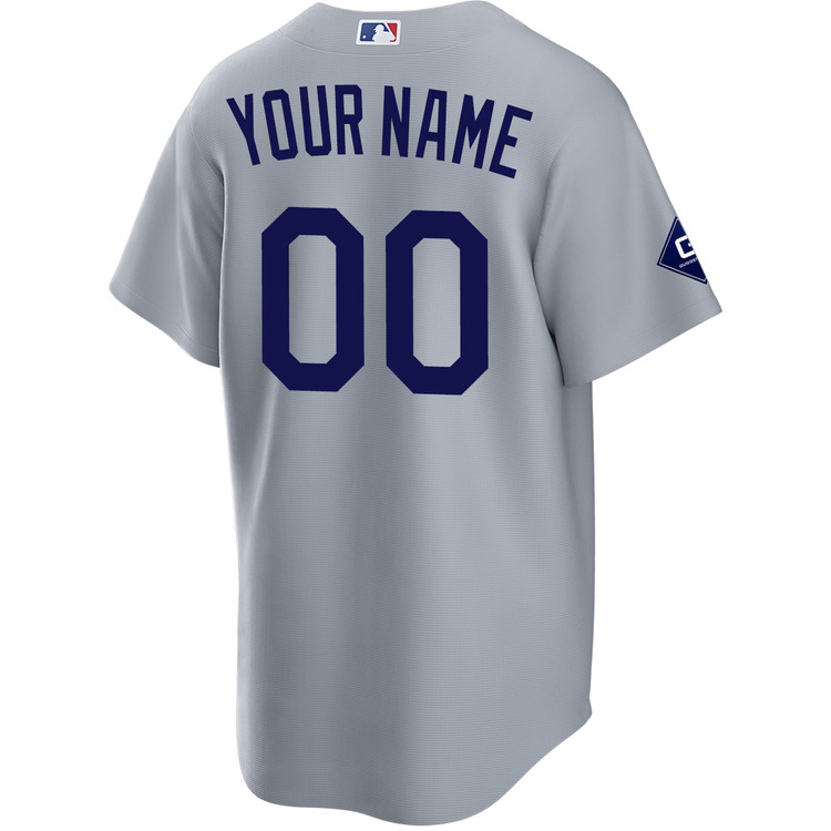 Los Angeles Dodgers Personalized Road Guggenheim Patch Jersey by