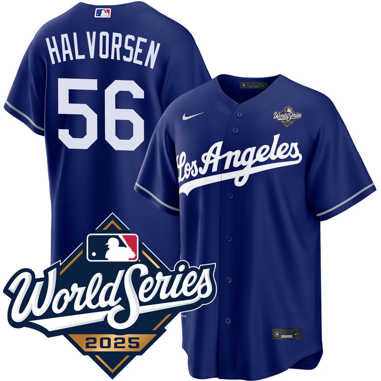 Seth Halvorsen Los Angeles Dodgers Alternate Royal World Series
