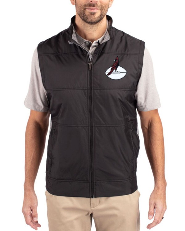 Arizona Cardinals Historic Stealth Hybrid Quilted Windbreaker Vest
