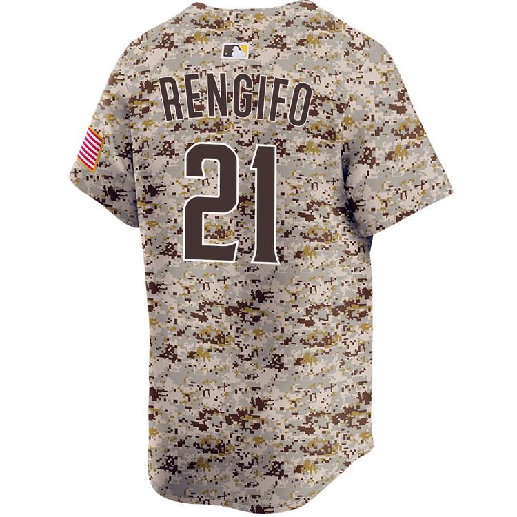 Luis Rengifo San Diego Padres USMC Camo Limited Jersey by NIKE