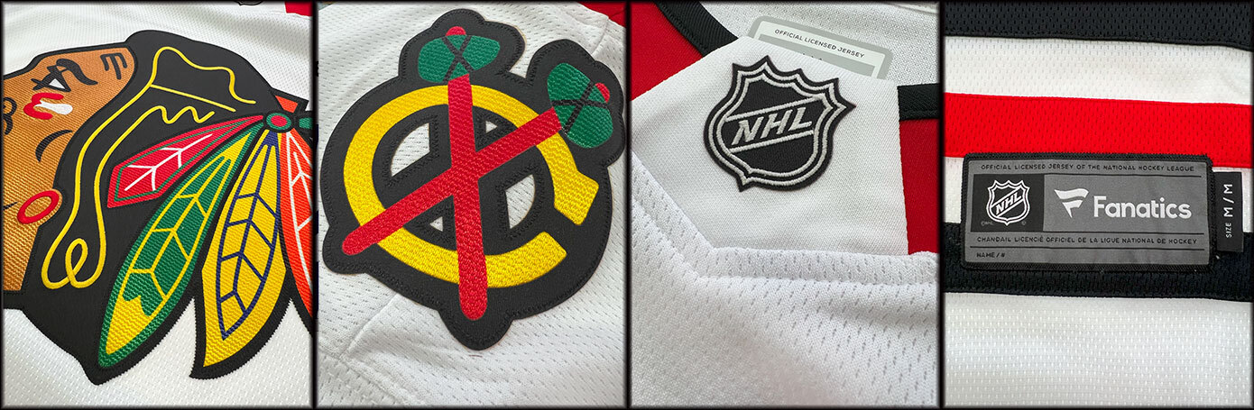 Chicago Blackhawks White Breakaway Jersey Banner
