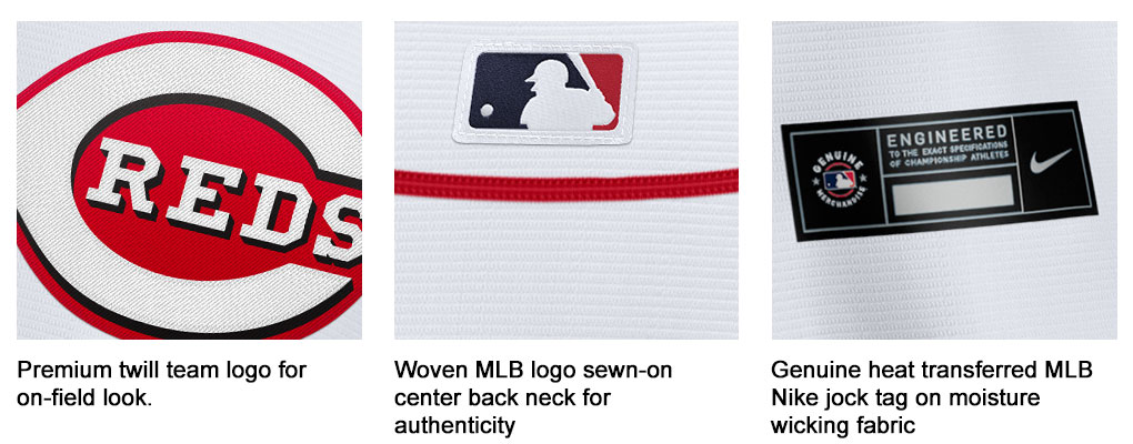 Cincinnati Reds Home Replica Jersey Banner