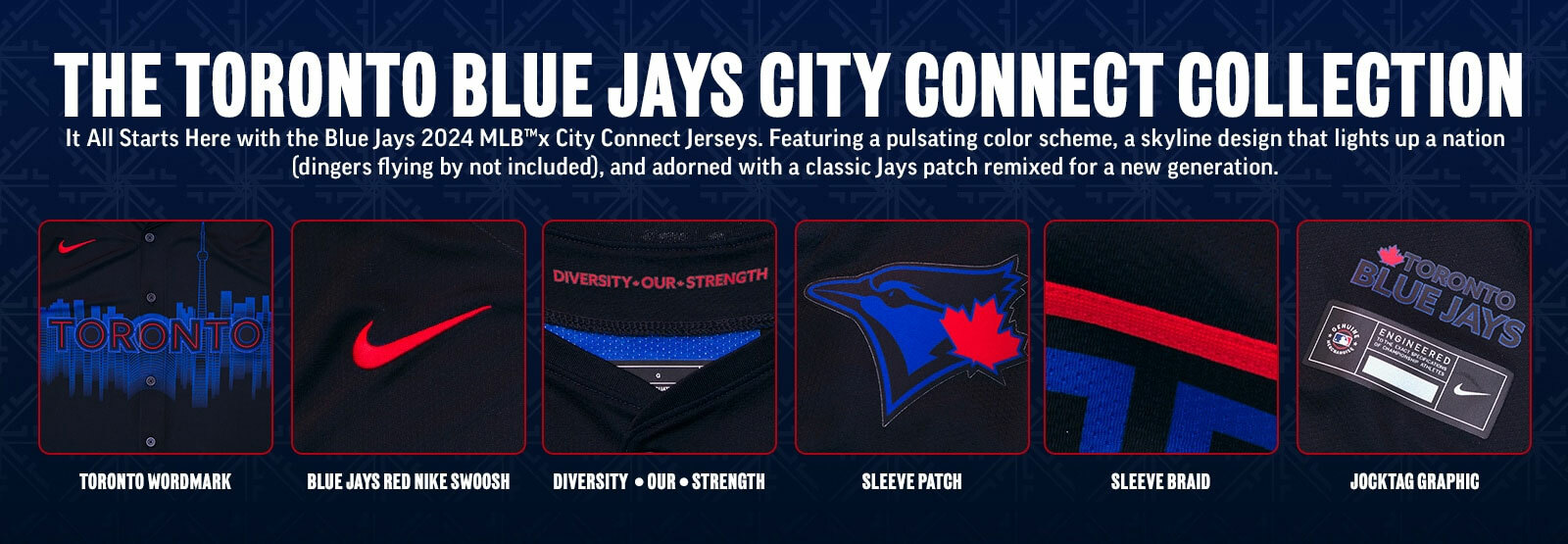 Toronto Blue Jays Limited City Connect Jersey Promo Banner