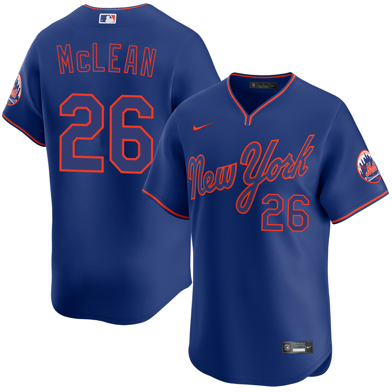 Nolan McLean Jerseys | Mets MLB Apparel