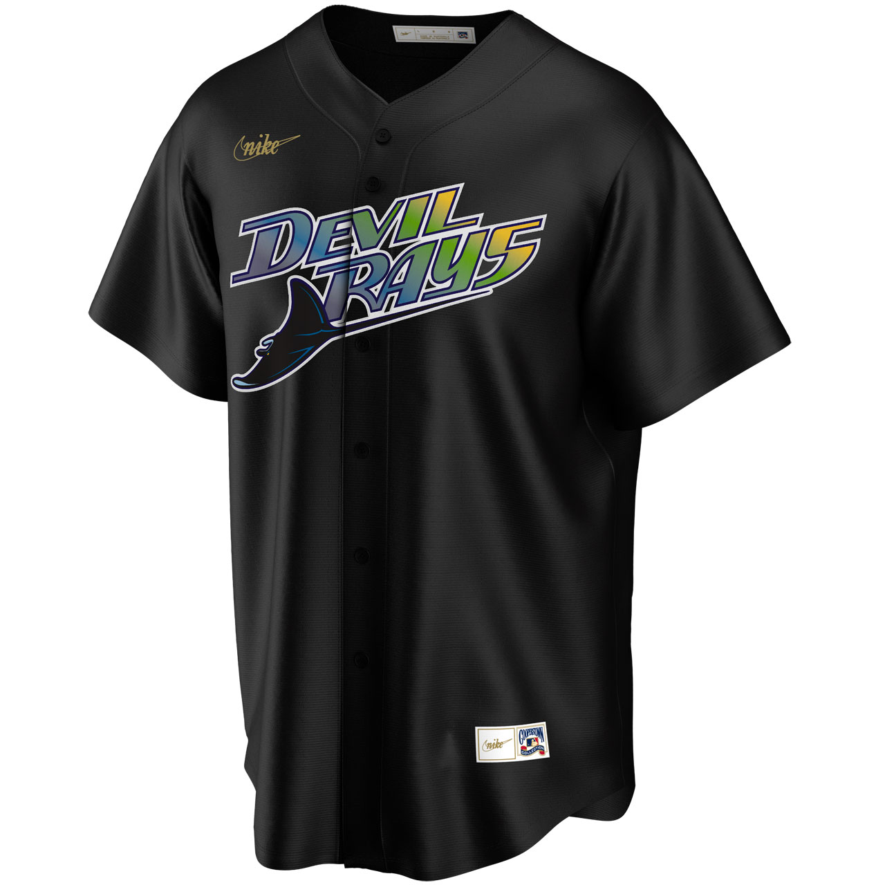 tampa bay rays black jersey