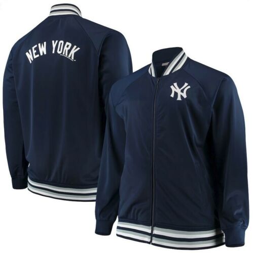 New York Yankees Tricot Full-Zip Raglan Track | Yankees Jacket