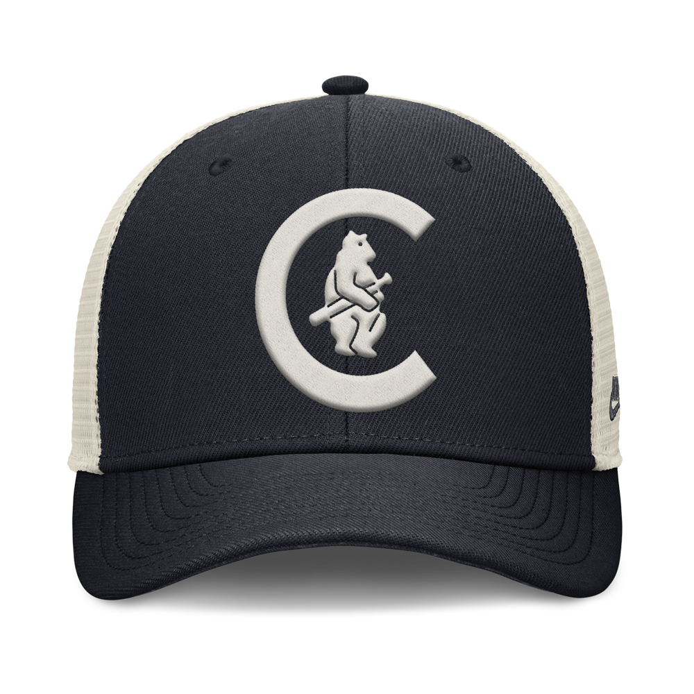 Chicago Cubs 1908 Rise Structured Trucker Adjustable Hat by NIKE