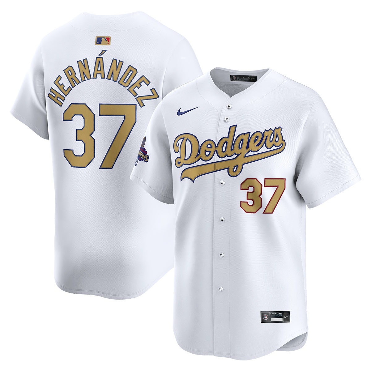 Teoscar Hernandez Los Angeles Dodgers Home World Series Champions